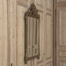 19th Century Italian Louis XVI Hand-Carved Giltwood and Painted Mirror
