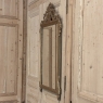 19th Century Italian Louis XVI Hand-Carved Giltwood and Painted Mirror