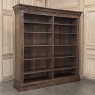 Antique Dutch Neoclassical Walnut Open Bookcase