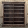 Antique Dutch Neoclassical Walnut Open Bookcase