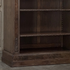 Antique Dutch Neoclassical Walnut Open Bookcase