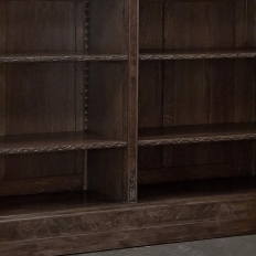 Antique Dutch Neoclassical Walnut Open Bookcase