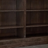 Antique Dutch Neoclassical Walnut Open Bookcase