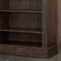 Antique Dutch Neoclassical Walnut Open Bookcase
