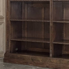 Antique Dutch Neoclassical Walnut Open Bookcase