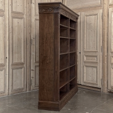 Antique Dutch Neoclassical Walnut Open Bookcase