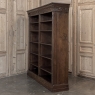 Antique Dutch Neoclassical Walnut Open Bookcase