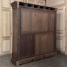 Antique Dutch Neoclassical Walnut Open Bookcase