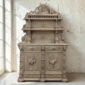 19th Century French Renaissance Hunt Buffet in Stripped Oak