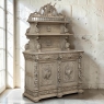 19th Century French Renaissance Hunt Buffet in Stripped Oak
