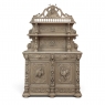 19th Century French Renaissance Hunt Buffet in Stripped Oak