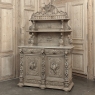 19th Century French Renaissance Hunt Buffet in Stripped Oak
