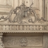19th Century French Renaissance Hunt Buffet in Stripped Oak