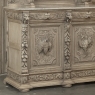 19th Century French Renaissance Hunt Buffet in Stripped Oak