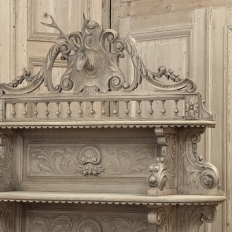 19th Century French Renaissance Hunt Buffet in Stripped Oak