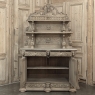 19th Century French Renaissance Hunt Buffet in Stripped Oak