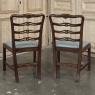 Set of 10 Edwardian Mahogany Dining Chairs includes 2 Armchairs
