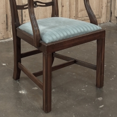 Set of 10 Edwardian Mahogany Dining Chairs includes 2 Armchairs