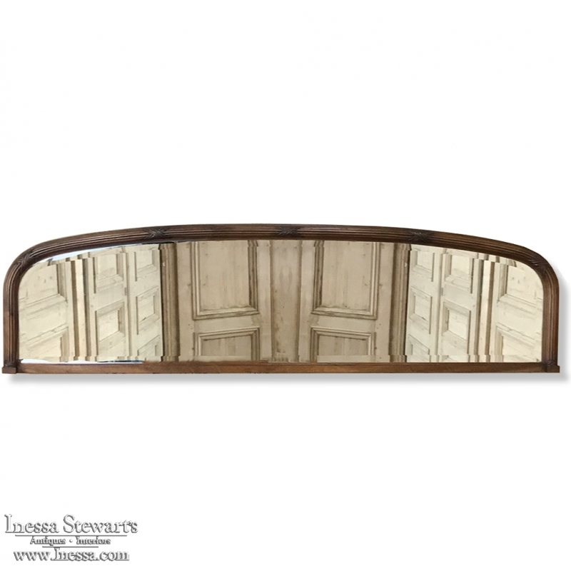 Antique French Louis XVI Backsplash Mirror