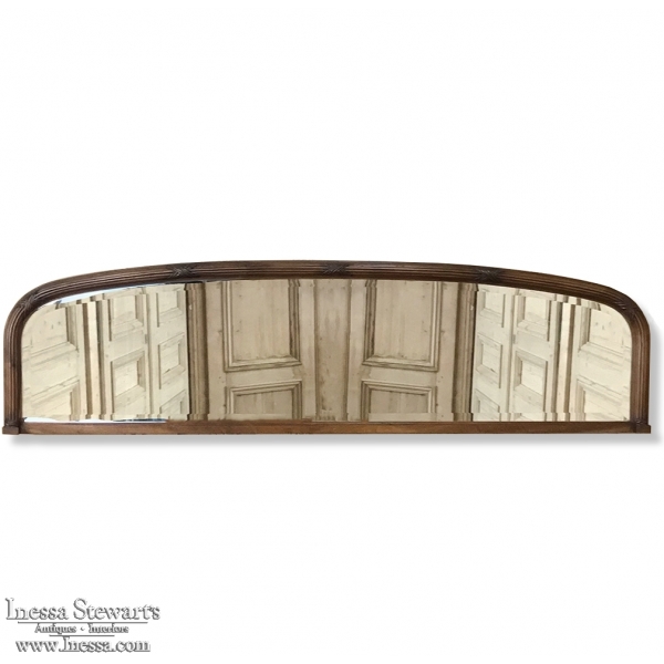 Antique French Louis XVI Backsplash Mirror
