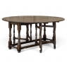 Early 19th Century Antique English Oak Gateleg Dining Table