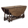 Early 19th Century Antique English Oak Gateleg Dining Table
