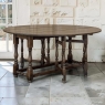 Early 19th Century Antique English Oak Gateleg Dining Table