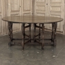 Early 19th Century Antique English Oak Gateleg Dining Table
