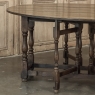 Early 19th Century Antique English Oak Gateleg Dining Table