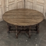Early 19th Century Antique English Oak Gateleg Dining Table