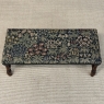 Antique Renaissance Revival Floral Needlepoint Tapestry Bench