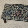 Antique Renaissance Revival Floral Needlepoint Tapestry Bench