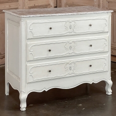 Antique Country French Painted Commode ~ Chest of Drawers