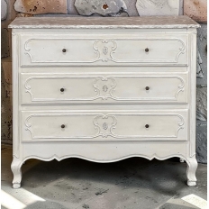 Antique Country French Painted Commode ~ Chest of Drawers