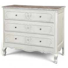 Antique Country French Painted Commode ~ Chest of Drawers