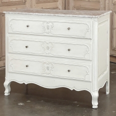 Antique Country French Painted Commode ~ Chest of Drawers