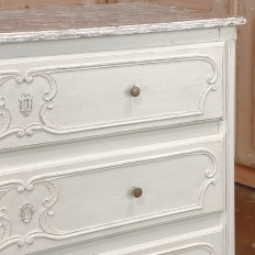Antique Country French Painted Commode ~ Chest of Drawers