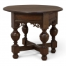 19th Century English Oak Gateleg Drop Leaf Occasional Table