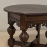 19th Century English Oak Gateleg Drop Leaf Occasional Table
