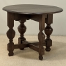 19th Century English Oak Gateleg Drop Leaf Occasional Table