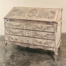 18th Century French Régence Period Carved Oak Secretary Desk
