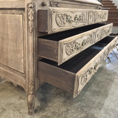 18th Century French Régence Period Carved Oak Secretary Desk