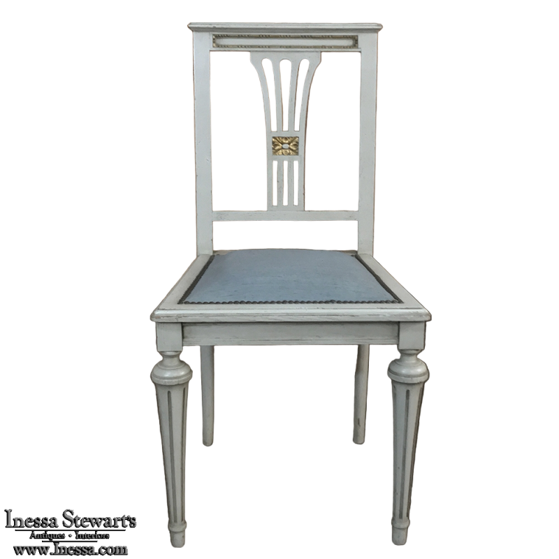 19th Century French Painted Salon Chair