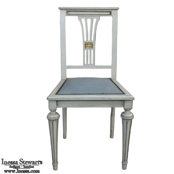 19th Century French Painted Salon Chair