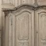 18th Century Liégeois Régence Period Stripped Oak Linen Press