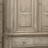 18th Century Liégeois Régence Period Stripped Oak Linen Press