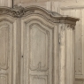 18th Century Liégeois Régence Period Stripped Oak Linen Press