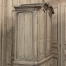 18th Century Liégeois Régence Period Stripped Oak Linen Press
