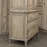 18th Century Liégeois Régence Period Stripped Oak Linen Press