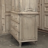 18th Century Liégeois Régence Period Stripped Oak Linen Press